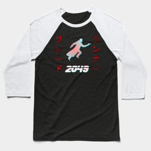 3D Hologram Blade Runner 2049 Katakana Baseball T-Shirt